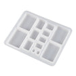 DIY Epoxy Resin Three-Dimensional Geometric Pendant Earring Silicone Mold, Spec: Rectangle - free shipping - PMc TechLife - Order now!