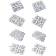 DIY Epoxy Resin Three-Dimensional Geometric Pendant Earring Silicone Mold, Spec: Hexagonal