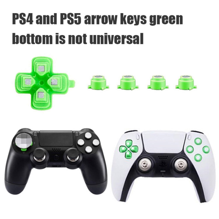 For PS4 Joystick 8pcs /Set Gamepad Metal Buttons Mushroom Head Magnetic Base Cross Keys Accessory Set