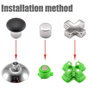 For PS5 Cross Key 3pcs /Set Gamepad Metal Buttons Mushroom Head Magnetic Base Cross Keys Accessory Set