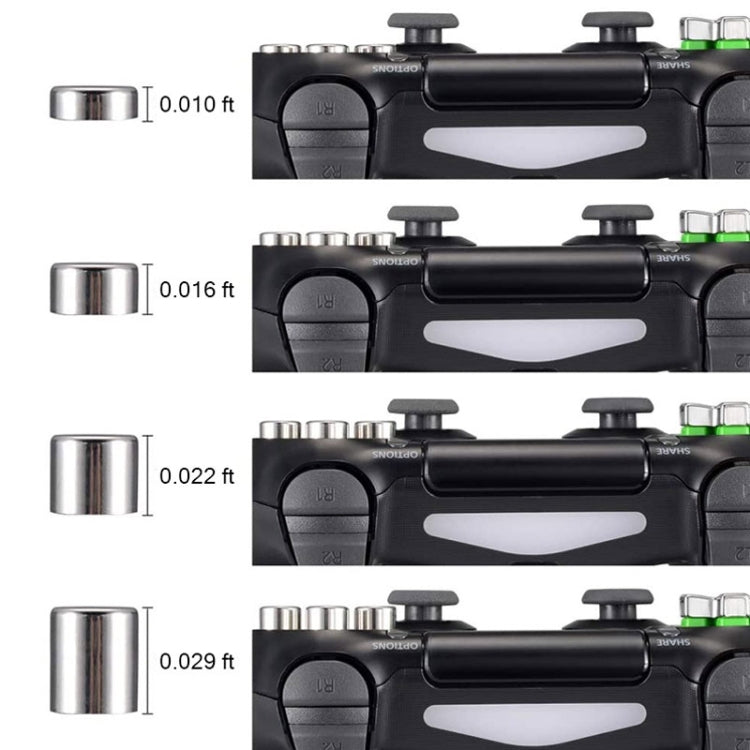 For PS5 Cross Key 3pcs /Set Gamepad Metal Buttons Mushroom Head Magnetic Base Cross Keys Accessory Set