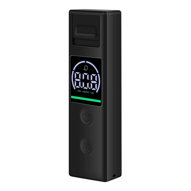 Small Portable Breath Alcohol Tester For Home Car Use(Black)