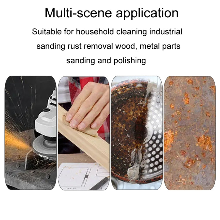 180# Woodworking Polishing Metal Rust Removal Wet And Dry Sponge Sandpaper
