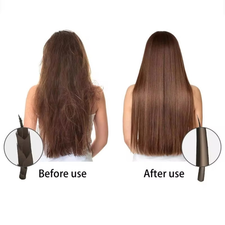 Wireless Hair Straightening Comb USB Charging Curling Iron(Gray)