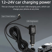 Car Bluetooth Portable DVR Monitor Support Carplay/Android Auto, Specifications: Display+ Camera
