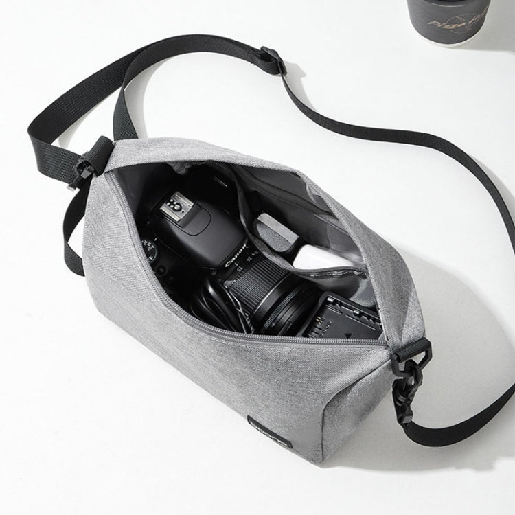 Baona BN-H012 Multifunctional Outdoor Crossbody Digital Camera Bag Lens Protection Bag(Grey)