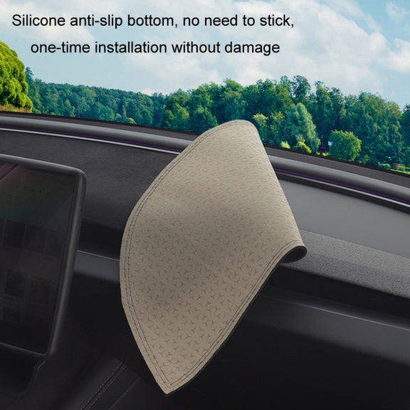 For 2024 Tesla Model 3 Rearwindow Car Suede Light-Proof Pad