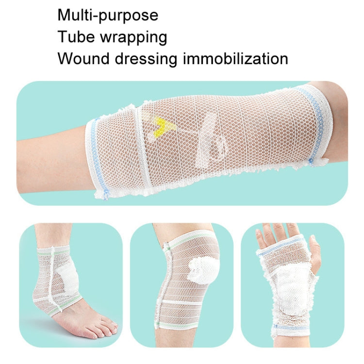 PICC Mesh Bandage Cover IOL Placement Fixation Nursing Isolation Mesh, Color: Red Edge M For 9-17.5kg
