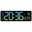 5526 LED Digital Display Electronic Wall Clock Multifunctional Countdown Alarm Clock(B Green) - Wall Clock by PMc TechLife | Online Shopping South Africa | PMc TechLife | Buy Now Pay Later Mobicred