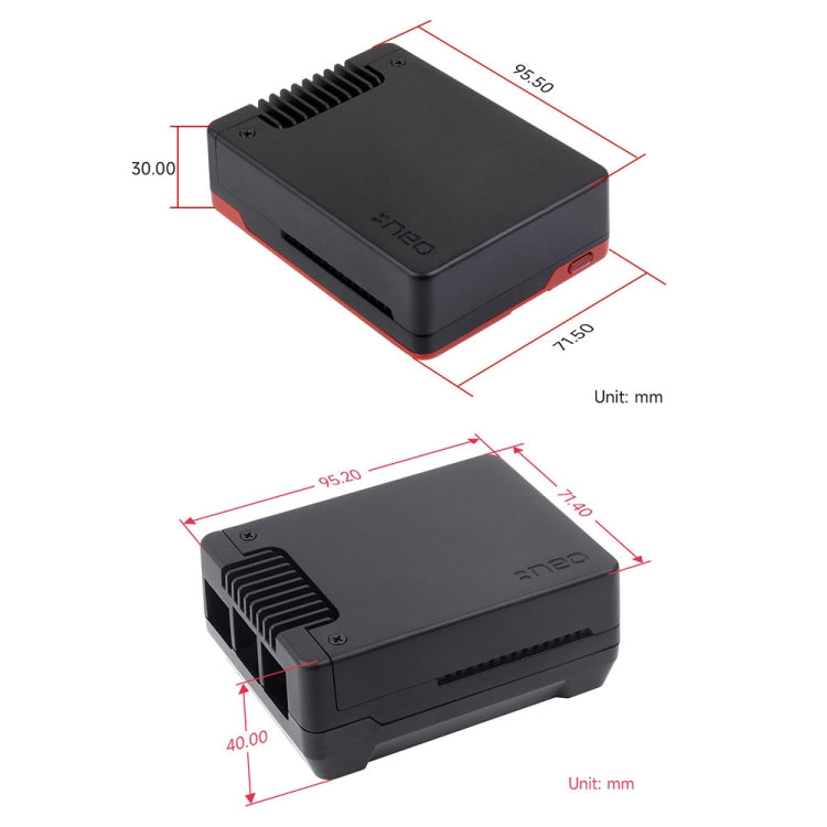 Waveshare 26587 For Raspberry Pi 5 Argon Neo Aluminum Alloy Case, Spec: Standard