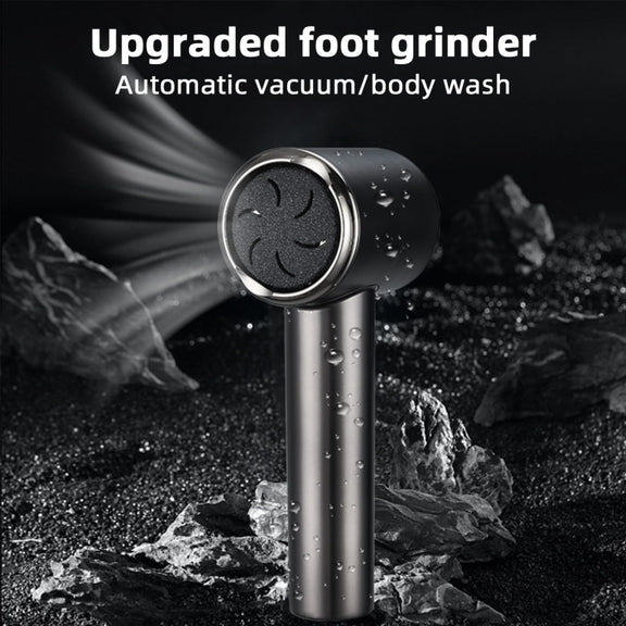 Electric Callus Remover with Vacuum Absorption 2 Speeds Adjustable Water-resistant  Foot Care Tool(Silver)