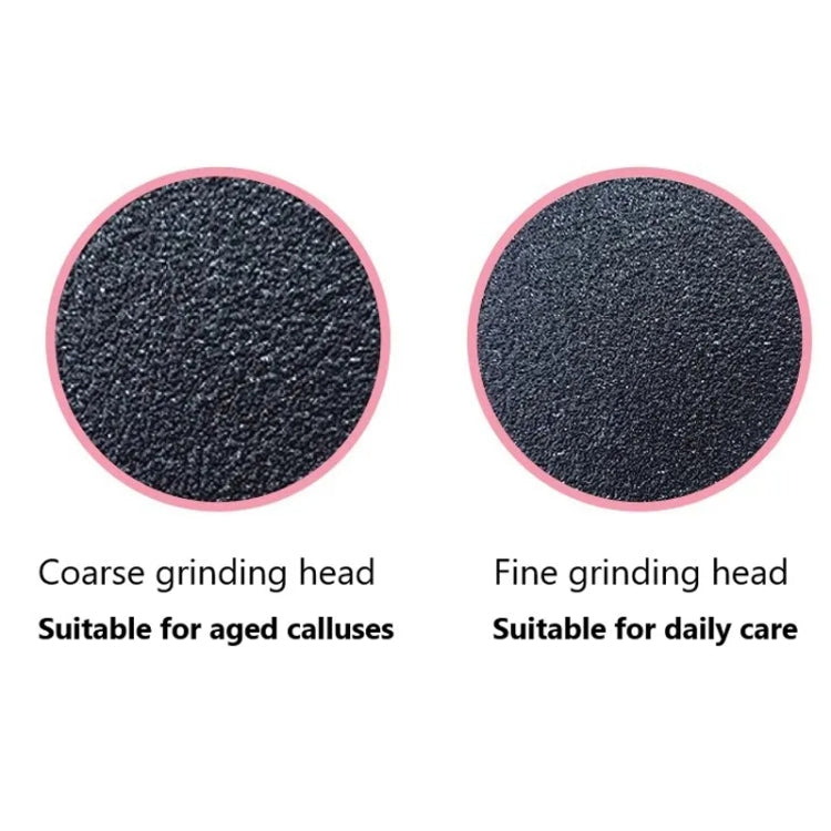 Electric Foot Grinder Calluses Dead Skin Remover With 60pcs Replaceable Sandpaper Discs US Plug(Gold)