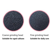 Electric Foot Grinder Calluses Dead Skin Remover With 60pcs Replaceable Sandpaper Discs US Plug(Gold)