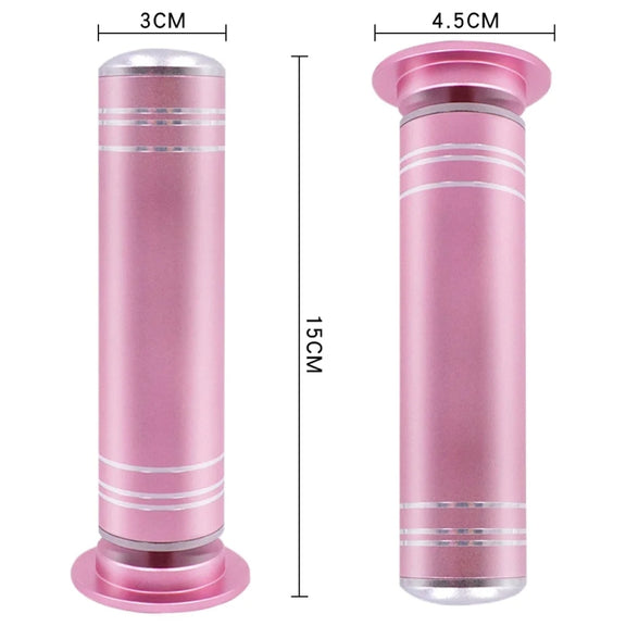 Electric Foot Grinder Calluses Dead Skin Remover With 60pcs Replaceable Sandpaper Discs EU Plug(Pink)