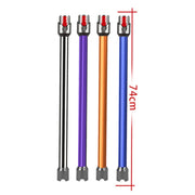 For Dyson V10 Digital Slim / V12 Vacuum Cleaner 74cm Extension Pole Metal Straight Pipe Accessories(Black)