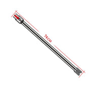 For Dyson V10 Digital Slim / V12 Vacuum Cleaner 74cm Extension Pole Metal Straight Pipe Accessories(Black)
