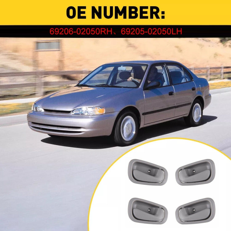 For Toyota Corolla Door Inner Handle Modification Accessories, Specifications: RH+LH x 2