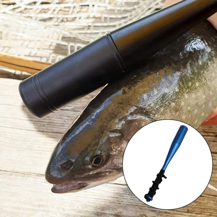 Aluminum Alloy Fish Knocker Knock Fish Stick Fishing Hammer(Blue)