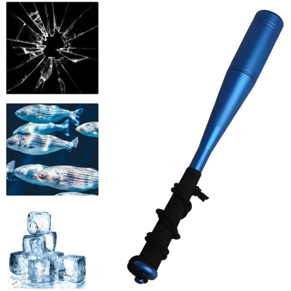 Aluminum Alloy Fish Knocker Knock Fish Stick Fishing Hammer(Blue)