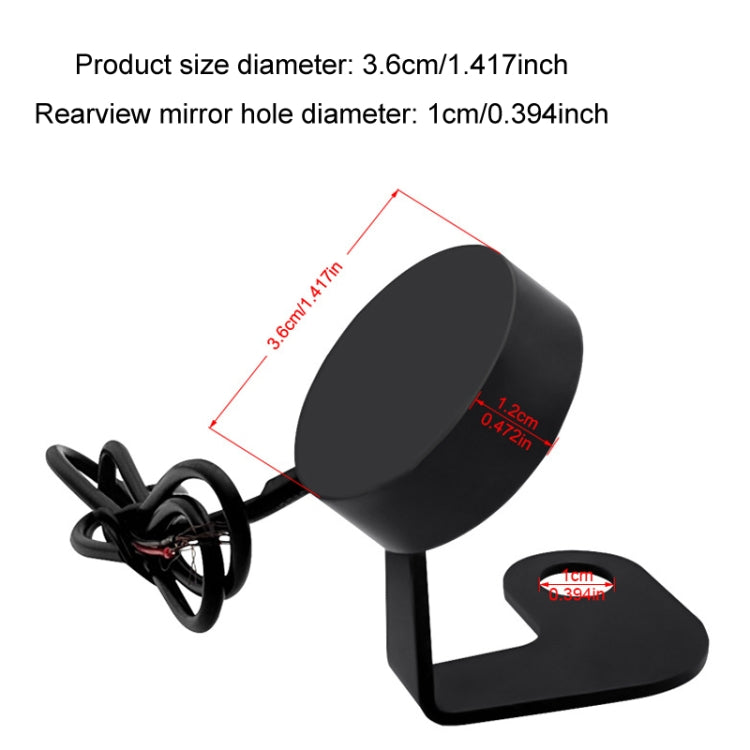 Morfayer Motorcycle Dual Display Intelligent Alarm Power Meter, Model: Voltmeter+Water Temperature Meter(Random Color Delivery)