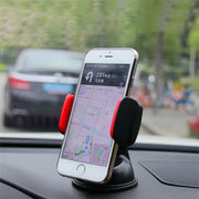Navigation Car Holder Dashboard Desktop Suction Cup Mobile Phone Holder(Black Gray)