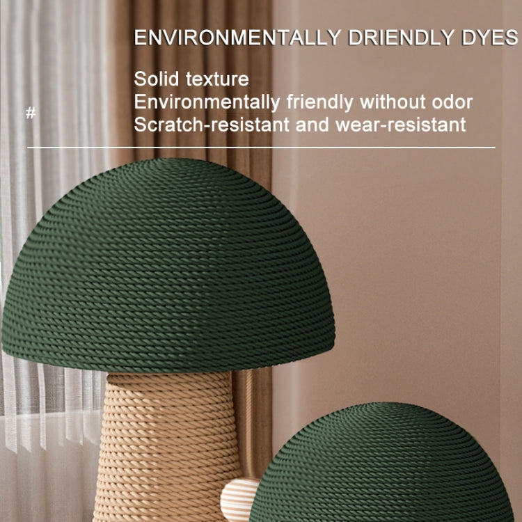Vertical Sisal Cat Scratching Post Wear-Resistant Cat Interactive Toy, Style: Combination Mushroom