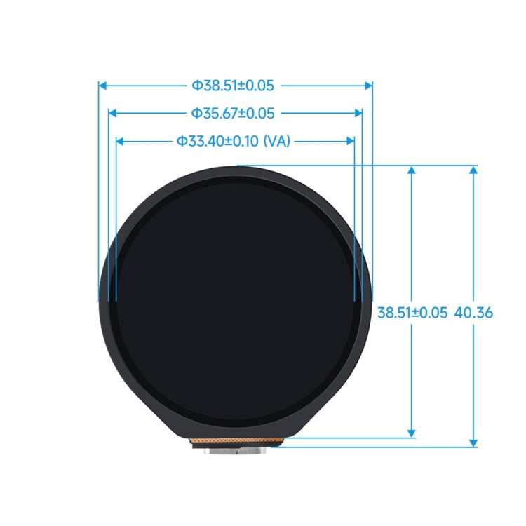 Waveshare 25098 ESP32-S3 1.28-Inch Round Touch LCD Development Board