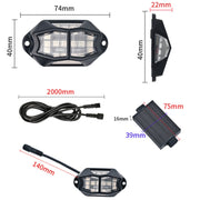10 in 1 Car Chassis Light RGB Colorful Atmosphere Light