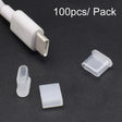 100pcs /Pack Type-C Plug Cover Dust Cap - Cable Organizer by PMC TechLife | Online Shopping South Africa | PMC TechLife | Buy Now Pay Later Mobicred