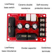 WEAH-90A DIY Audio Bass Crossover Solderless High Power Divider