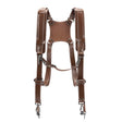 Cwatcun H90 Dual Camera Leather Strap Adjustable Multi-functional Convenient Camera Shoulder Strap, Color: 2.0 Brown - free shipping - PMC TechLife - Order now!