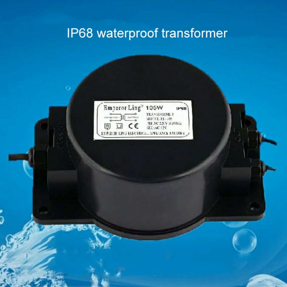 Lighting Transformer 220V To AC 12V/24V Water-resistant LED Underwater Light Power Adapter, Power: 20W(12V)