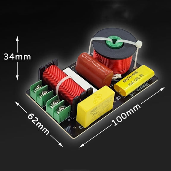 Magenta-2 High And Low 2-Way Audio Crossover Bookshelf Speaker Conversion Divider(B Model 3uF Capacitor)