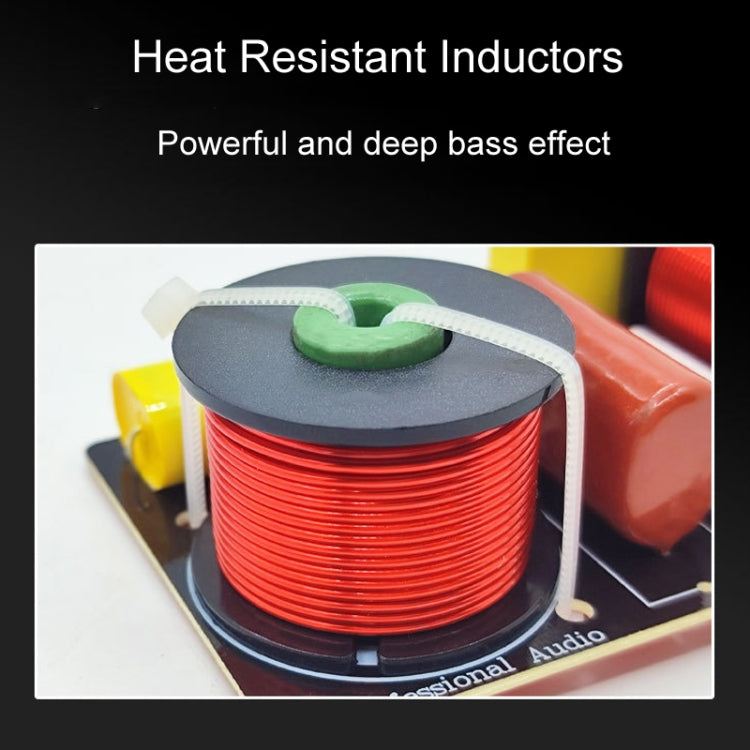 Magenta-2 High And Low 2-Way Audio Crossover Bookshelf Speaker Conversion Divider(B Model 3uF Capacitor)