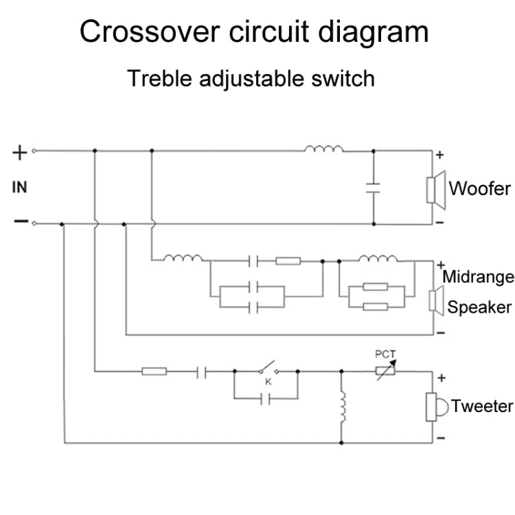 3505B High Medium And Low 3-Way Audio Crossover Stage Speaker Divider