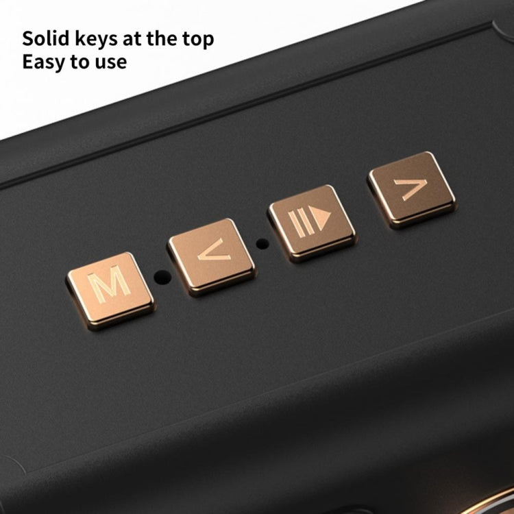 FT-BT20 Mini Retro Card USB Flash Drive FM Radio Wireless Bluetooth Speaker(White)