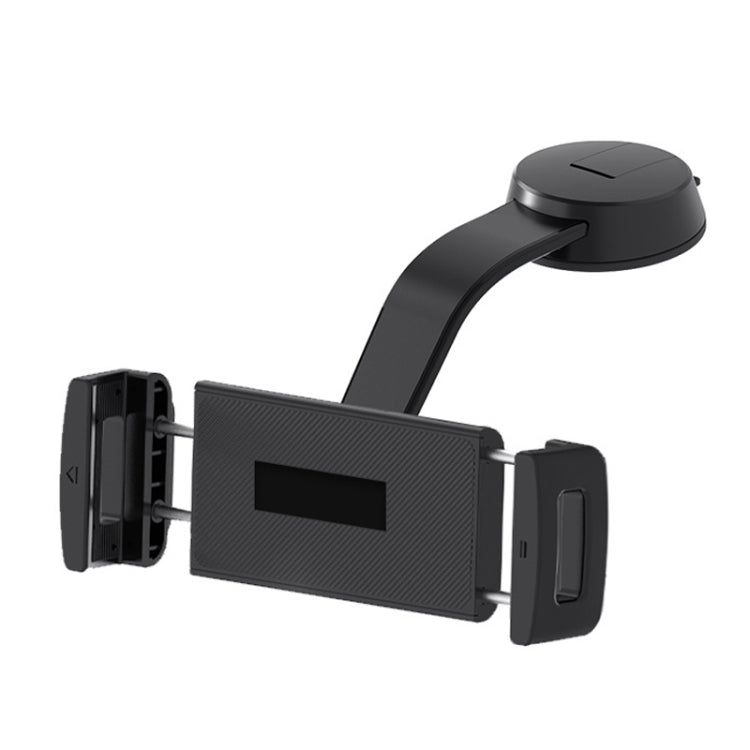 For iPad Car Tablet Holder Suction Cup Mount Car Dashboard Cellphone Stand(Black)