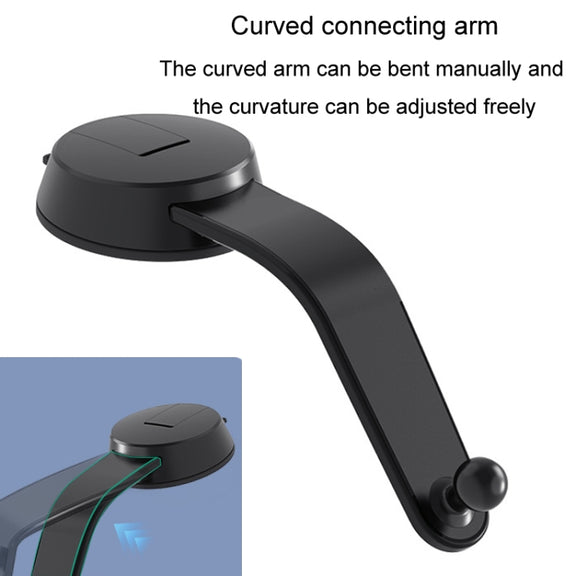 For iPad Car Tablet Holder Suction Cup Mount Car Dashboard Cellphone Stand(Black)