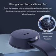 For iPad Car Tablet Holder Suction Cup Mount Car Dashboard Cellphone Stand(Black)
