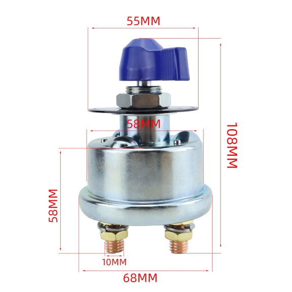 RV Yacht Anti-leakage Battery Power Main Switch With Accessories