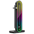 COOLMOON GH3 Pro Computer ARGB Vertical Adjustable Lens Graphics Card Holder, Style: Temperature Display Upgrade Black - Caddies & Enclosures by COOLMOON | Online Shopping South Africa | PMC TechLife | Buy Now Pay Later Mobicred