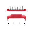 M6 RV Yacht High Current 6-column 250A Base Busbar, Color: Red - Fuse by PMC Jewellery | Online Shopping South Africa | PMC Jewellery | Buy Now Pay Later Mobicred