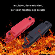 M6 RV Yacht High Current 6-column 250A Base Busbar, Color: Red