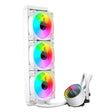 COOLMOON CM-YM-360T Computer ARGB Temperature Display Lens Multi-Platform Integrated CPU Cooler(White) - free shipping - PMC TechLife - Order now!
