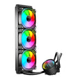 COOLMOON CM-YM-360T Computer ARGB Temperature Display Lens Multi-Platform Integrated CPU Cooler(Black) - free shipping - PMC TechLife - Order now!