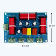 RCEDA-410 Two High One Medium One Low 4-Way Speaker Crossover Audio Modification Divider
