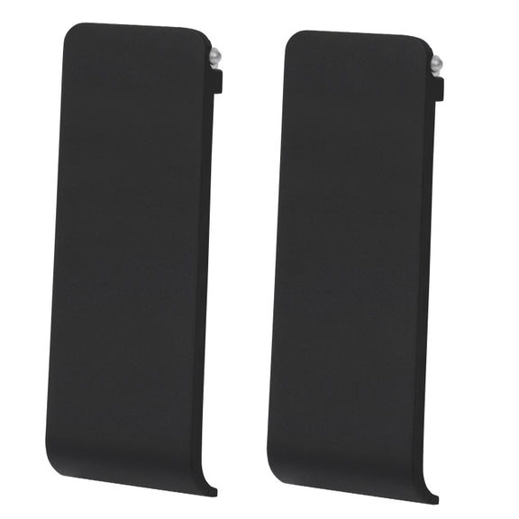 For Nintendo Switch Console 2pcs Replacement Kickstand Back Shell Holder(Black)