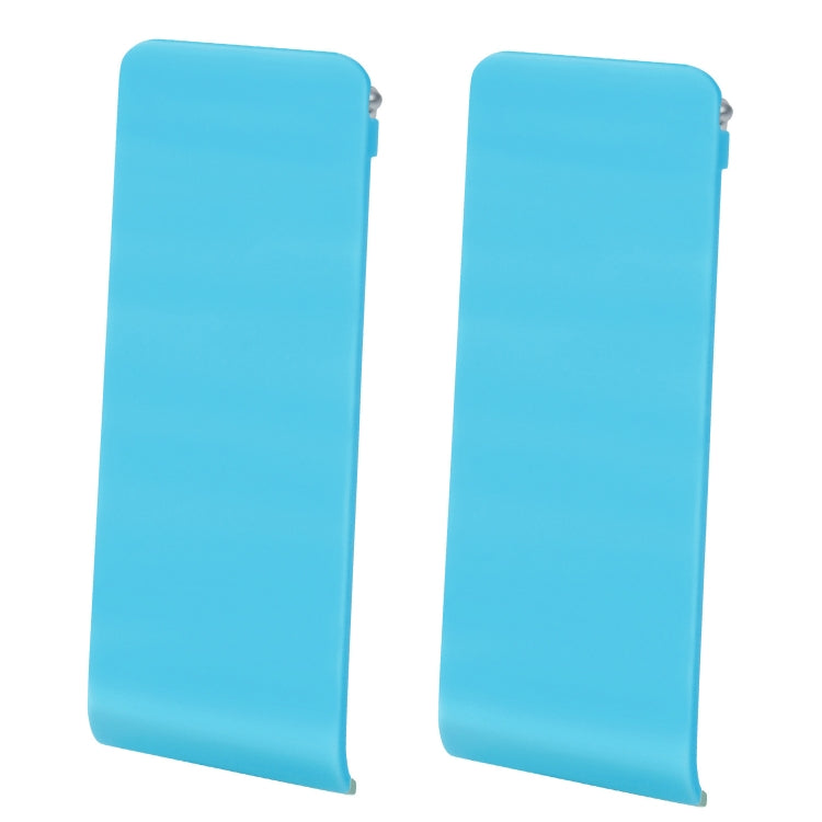 For Nintendo Switch Console 2pcs Replacement Kickstand Back Shell Holder(Blue)