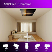 HY400 Android 12.0 System Intelligent Projector Portable Family Projector AU Plug
