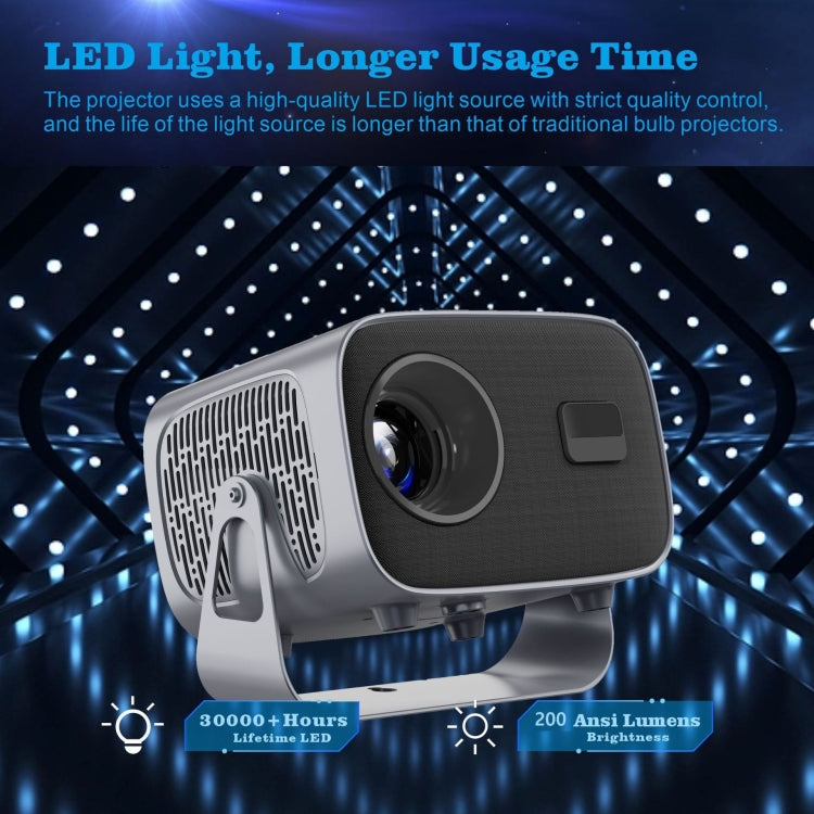 4K Smart Android Portable Projector UK Plug